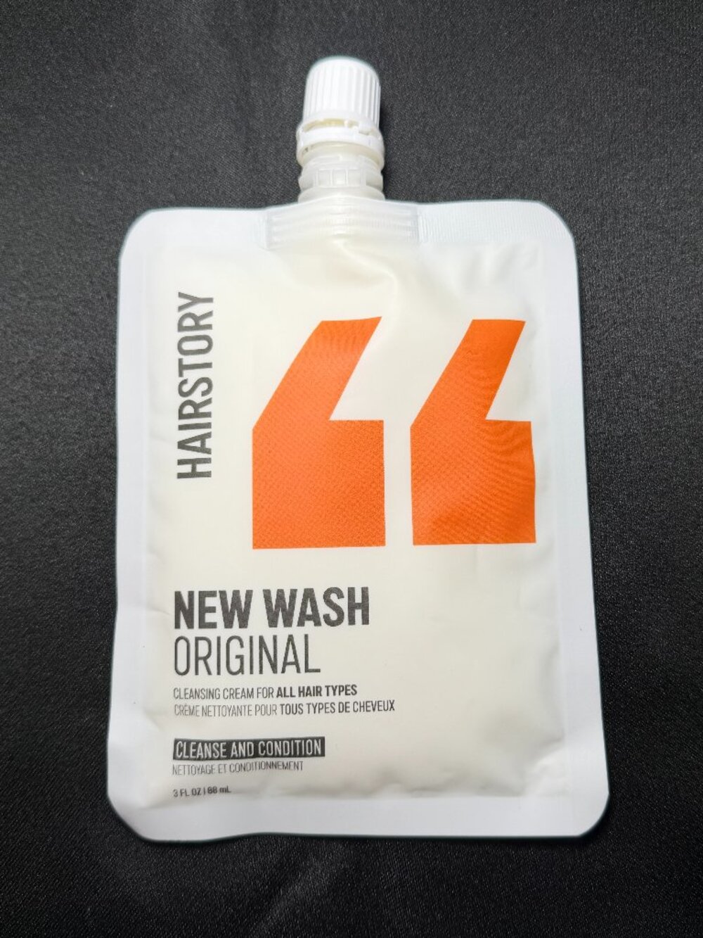 Hairstory New Wash Original Cleansing Cream for All Hair Types Travel Size 3oz